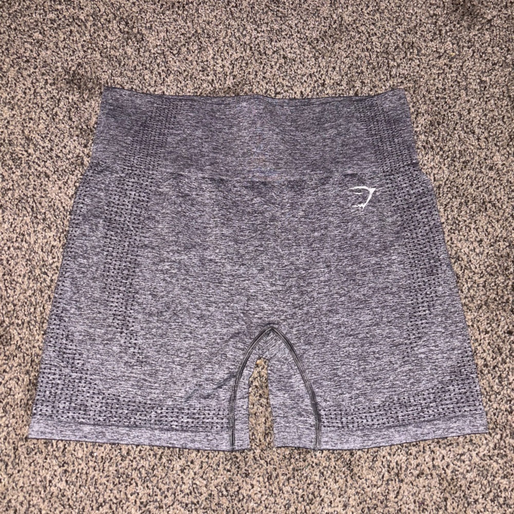 Gymshark Heathered Gray Bike Shorts